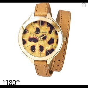 Michael Kors Cheetah wrap watch